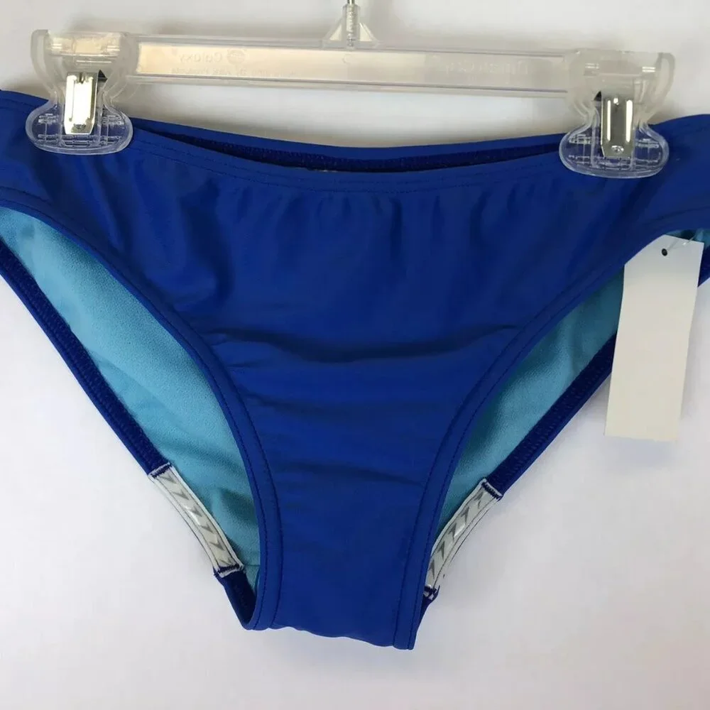 Speedo, Girl’s Swim Bikini Bottom, Blue Size 14